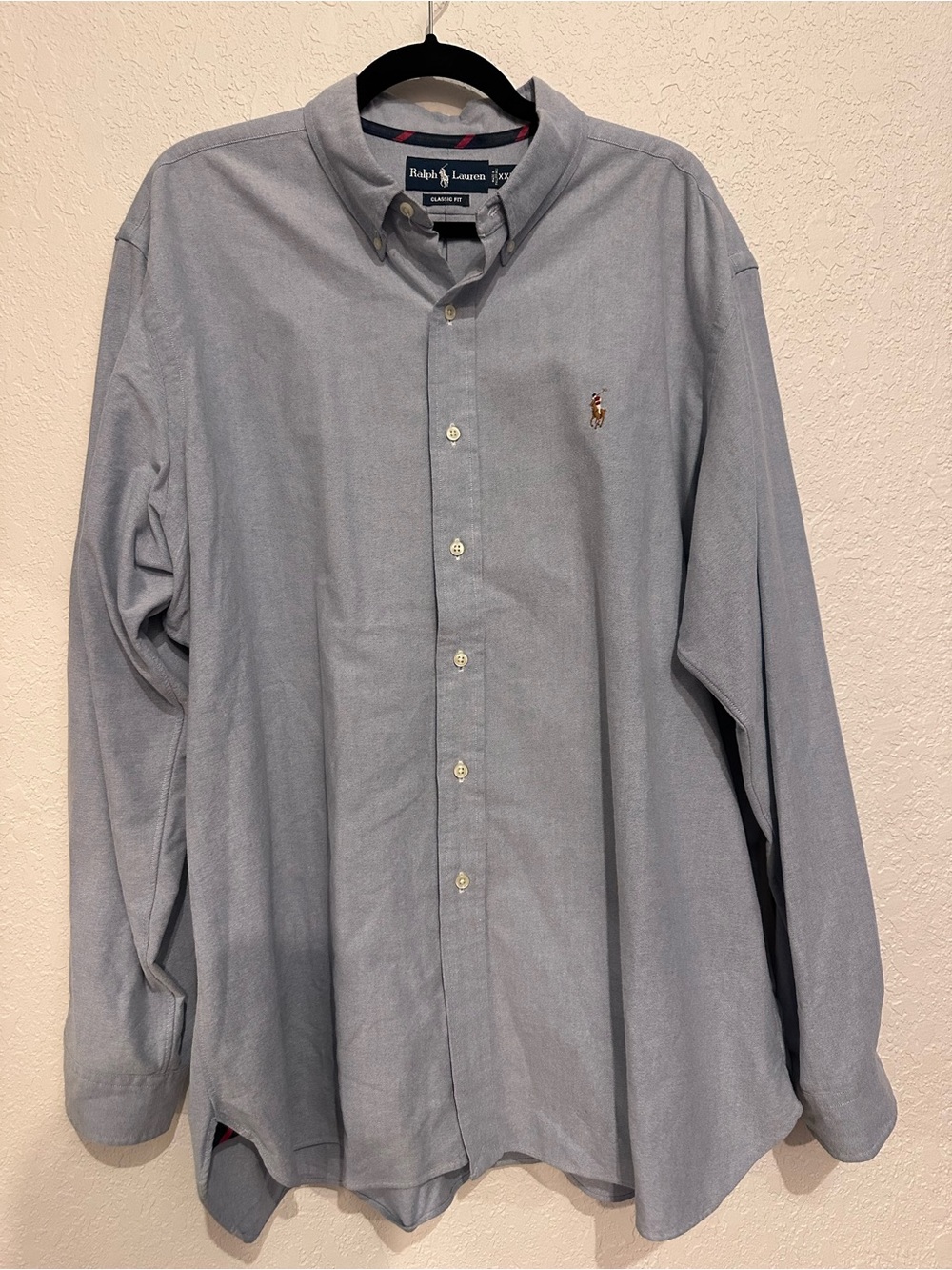 Ralph Lauren Light Blue Long-Sleeve Button-Down Shirt